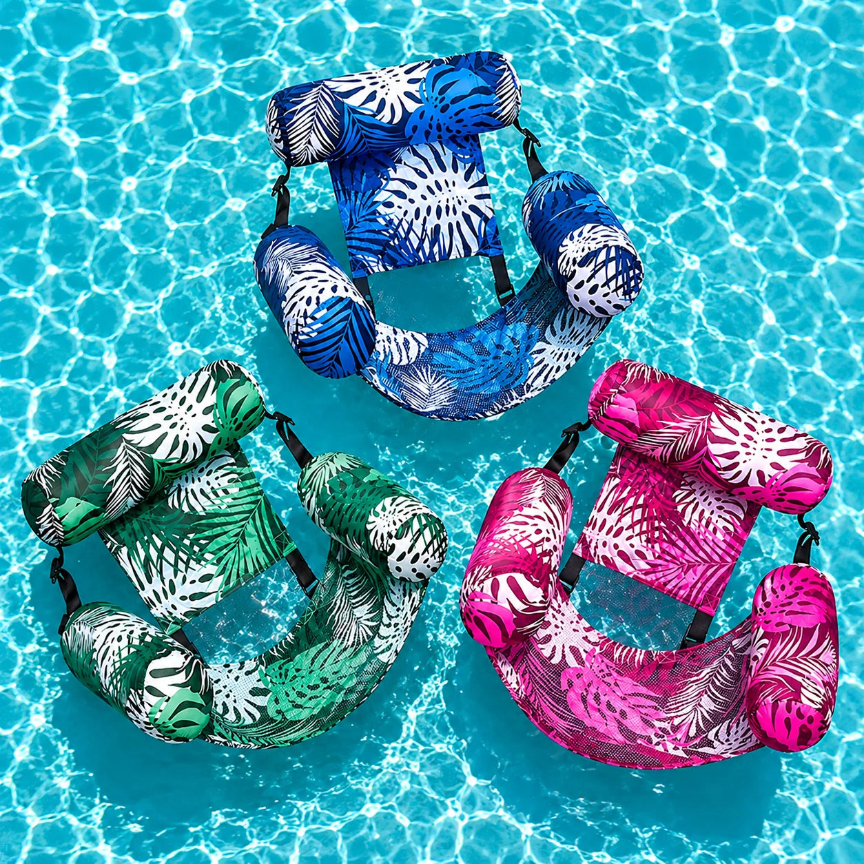 Les 3 coloris GLOOVI dans l'eau