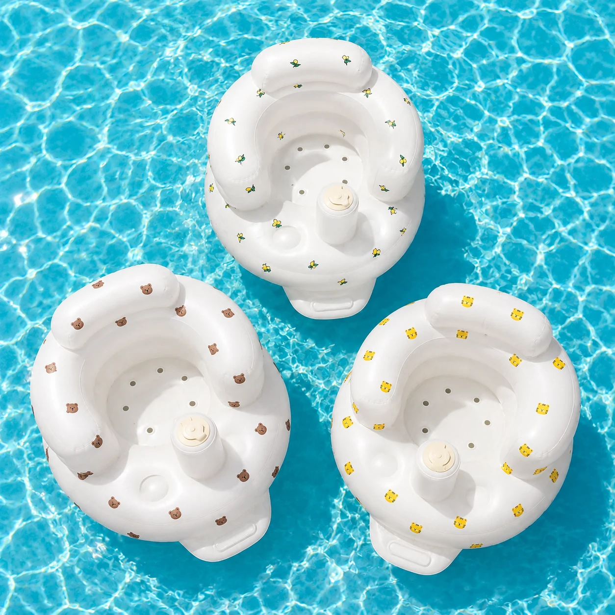 Les 3 coloris fauteuil bébé GLOOVI